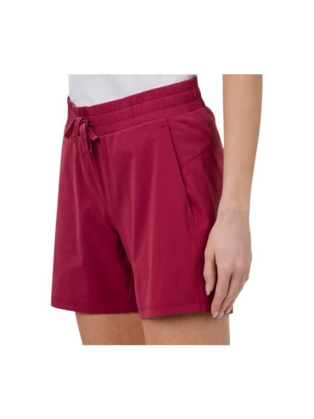 Tuff Athletics Pink Lightweight Pull On Athletic Gym Shorts Size Medium